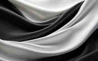 Free photo 3d rendering of abstract black and white background