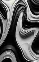 Free photo 3d rendering of abstract black and white background