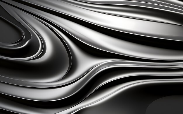 3d rendering of abstract black and white background