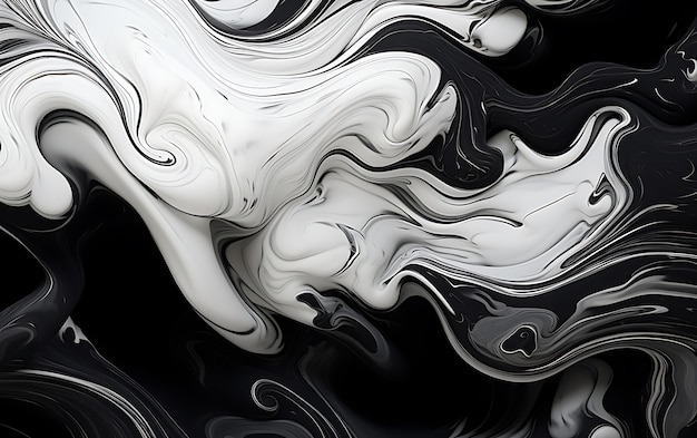 Free photo 3d rendering of abstract black and white background