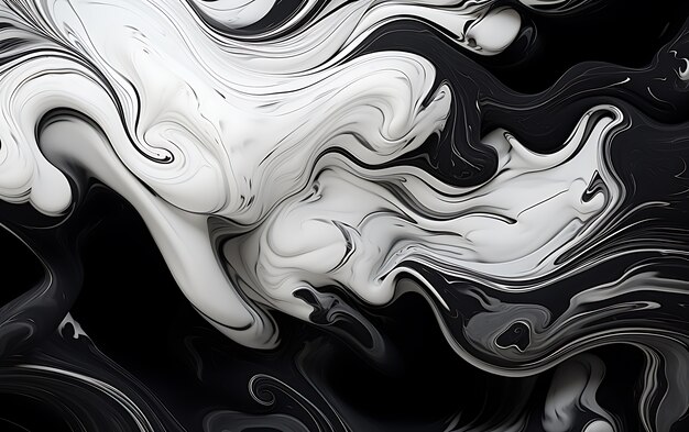 3d rendering of abstract black and white background