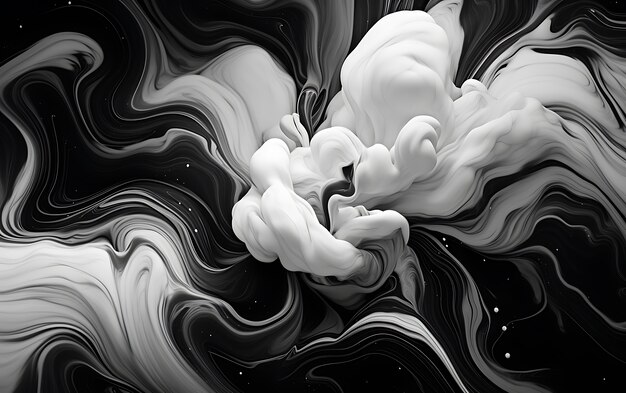 黒と白の抽象的な背景の 3 d レンダリング