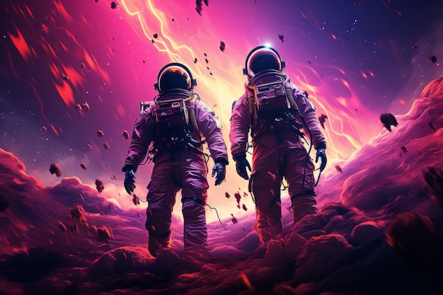 Foto gratuita rendering 3d dell'astronauta