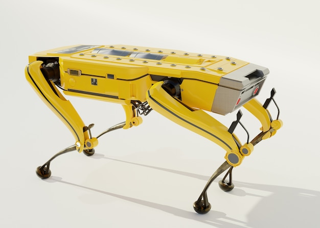 Free photo 3d rendering of biorobots concept