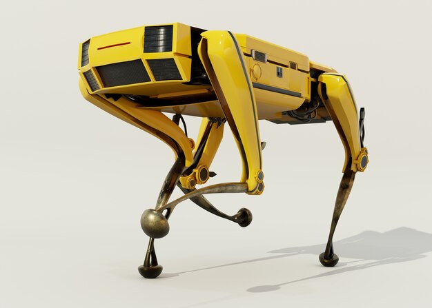 3d rendering of biorobots concept