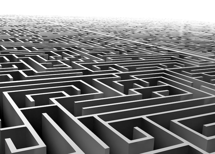 Free Photo 3d rendering of black and white background