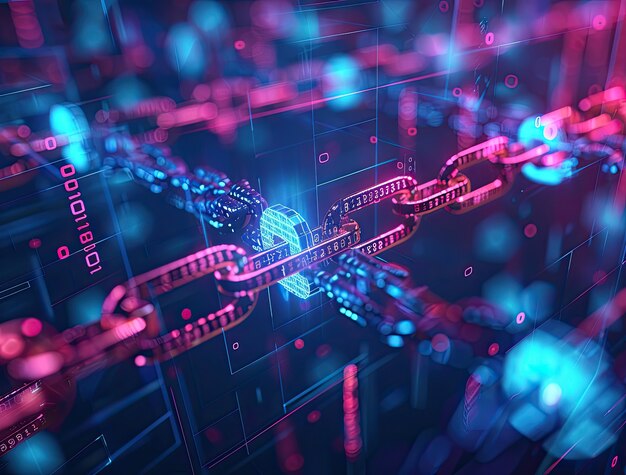 3D-рендеринг технологии блокчейна