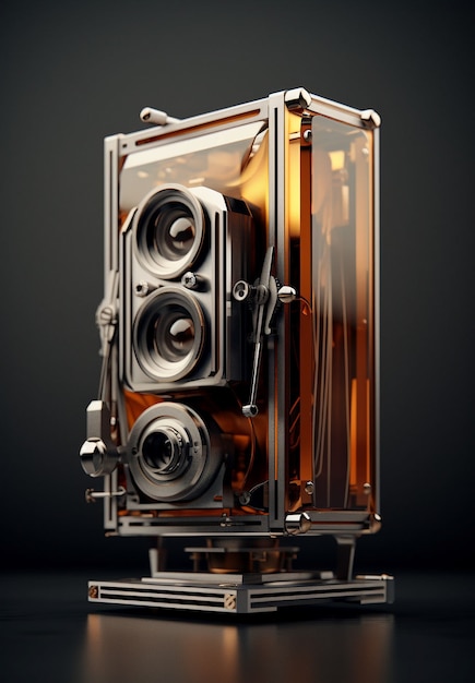 3D-рендеринг камеры с фотофильмом