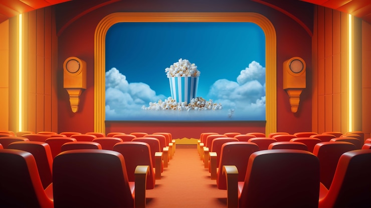 무료 Photo 영화 극장의 3d 렌더링