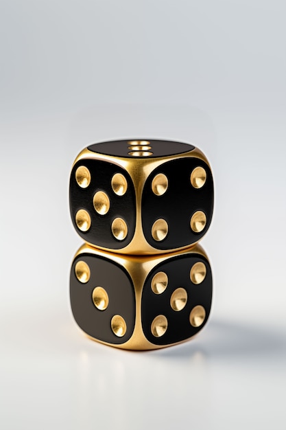 Free photo 3d rendering of dices