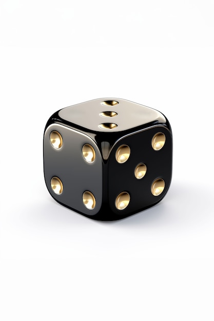 Free photo 3d rendering of dices