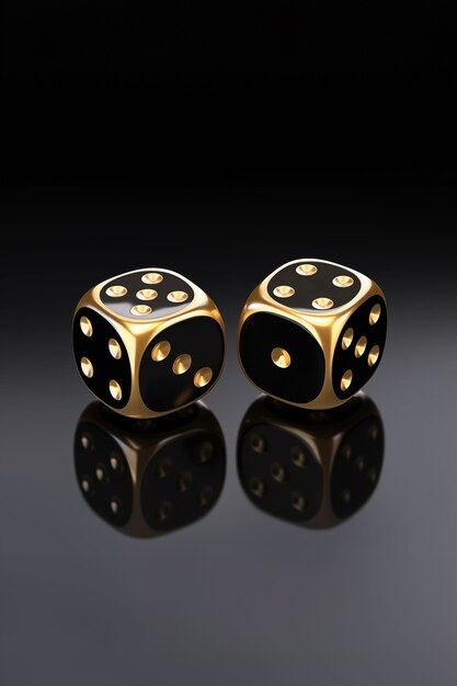 3d rendering of dices