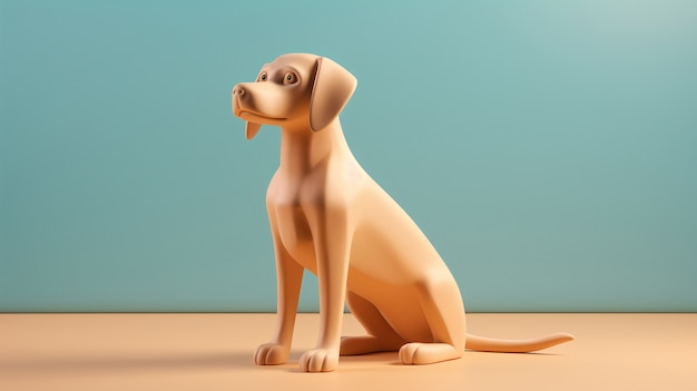 犬のおもちゃの 3 d レンダリング