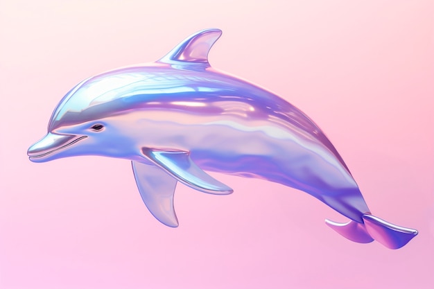 Free photo 3d rendering of dolphin