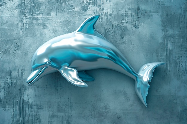 Free photo 3d rendering of dolphin