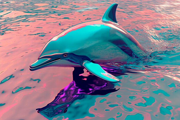 3d rendering of dolphin