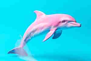 Free photo 3d rendering of dolphin