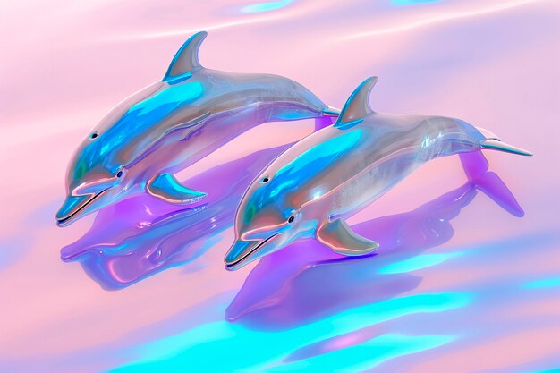 3d rendering of dolphin