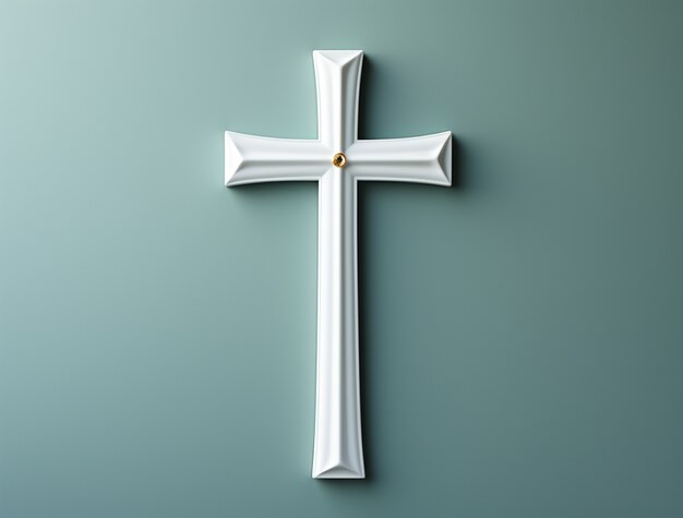 3d rendering of elegant cross