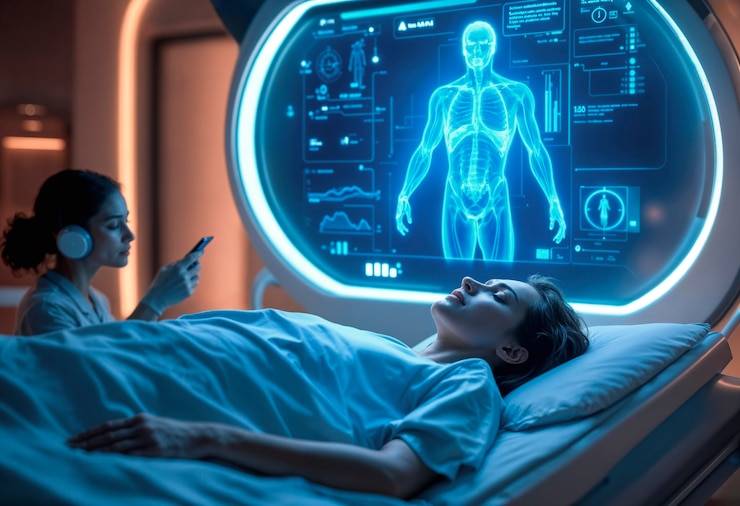 Free Photo 3d rendering of  futuristic technologies