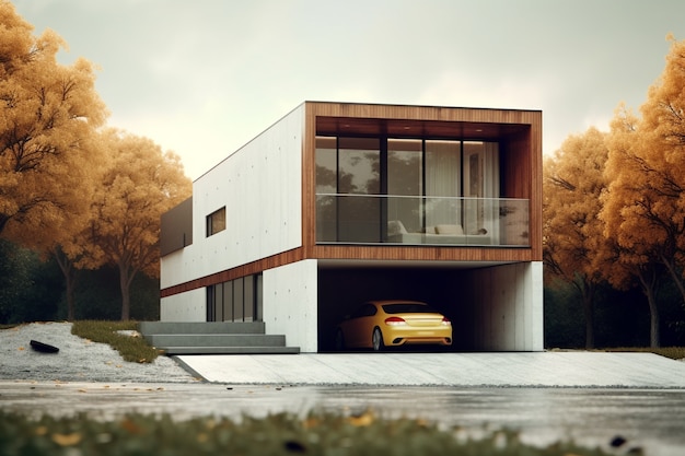3d rendering of house model