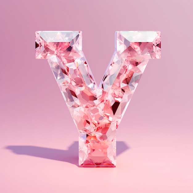 3d rendering of letter y