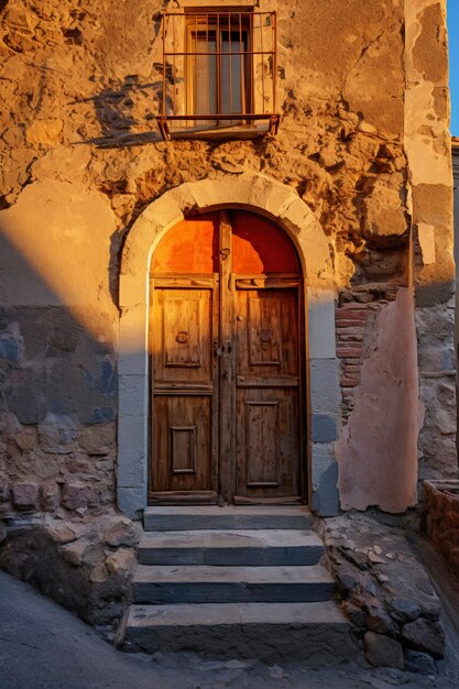 3d rendering of mediterranean  door