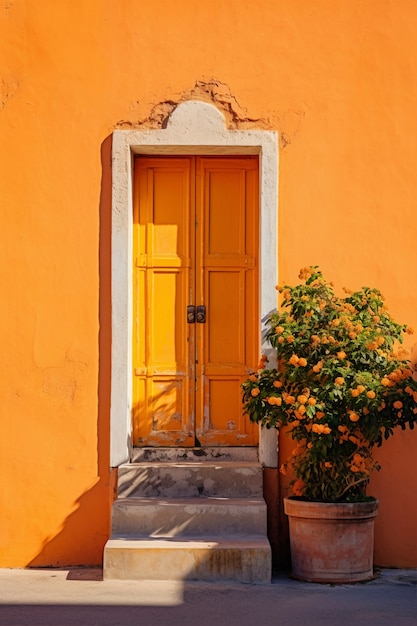 3d rendering of mediterranean door