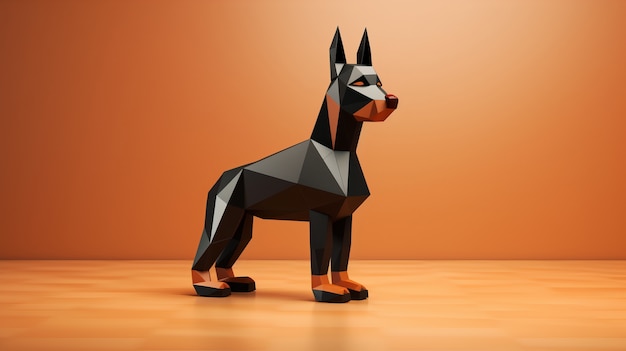 Бесплатное фото 3d-рендеринг игрушки для собаки