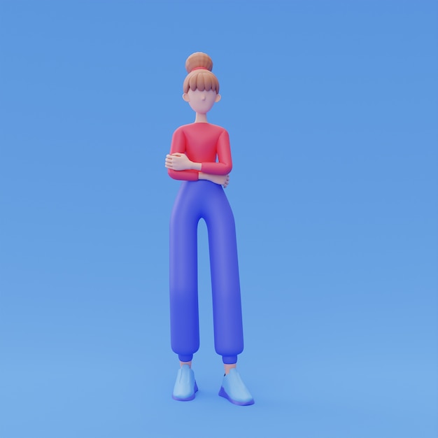 3d rendering of online avatar design