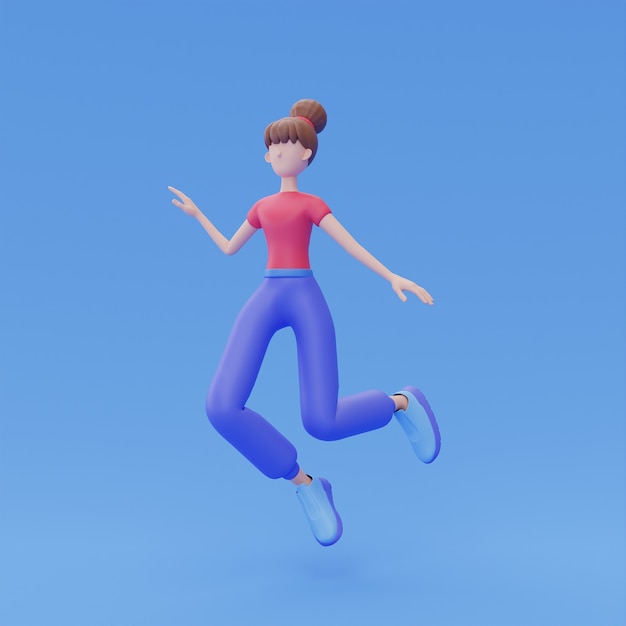 3d rendering of online avatar design