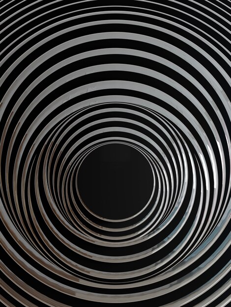 3d rendering of  optical illusion