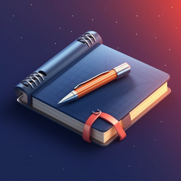 3d rendering of pen ai generated