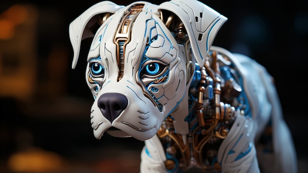 Free photo 3d rendering of robotic dog