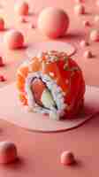 Free photo 3d rendering of sushi