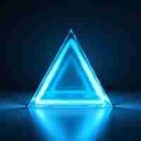 Free photo 3d rendering of triangle