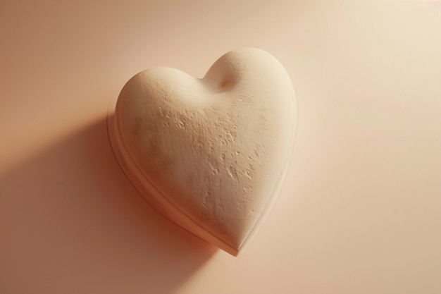 Free photo 3d rendering of valentines day heart