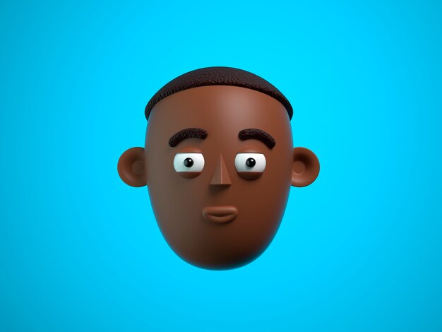 3d rendering of zoom call avatar