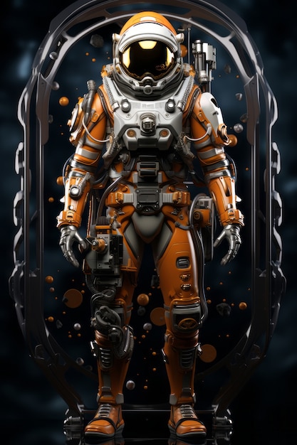 3D-рендеринг астронавта