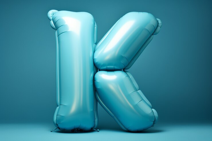 Free Photo 3d representation of the letter k