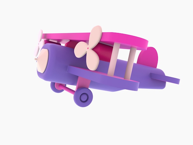 pink airplane toy