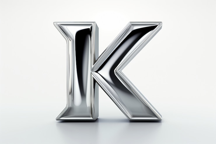 無料Photo 文字 k の 3 d 形状