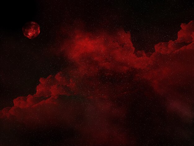 3D space sky background