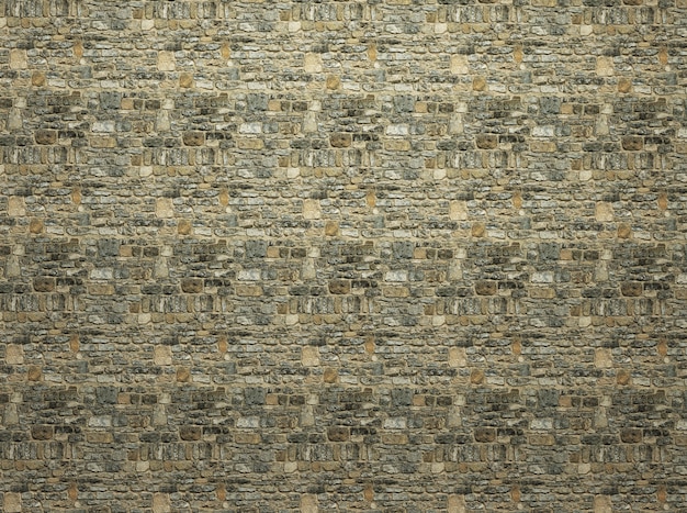 3D stone wall texture