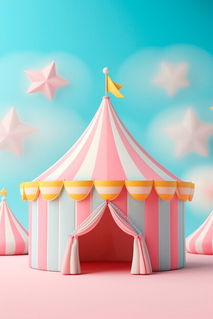 3d tent  for carnival