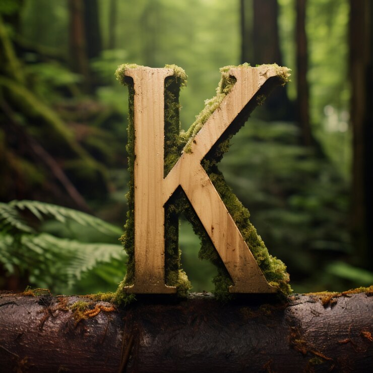 免費 Photo 字母 k 的 3d 视图
