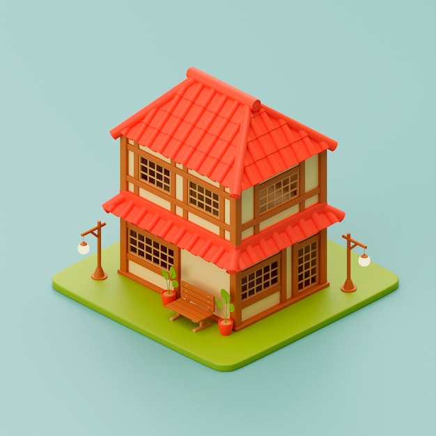 3d view of house
