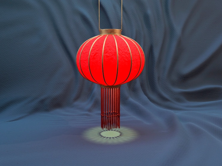 Free Photo 3d view of lantern