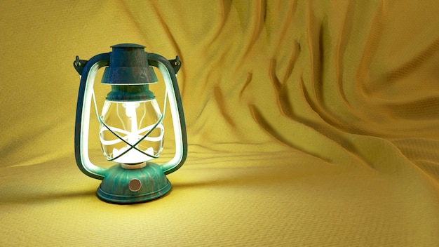 3d view of lantern