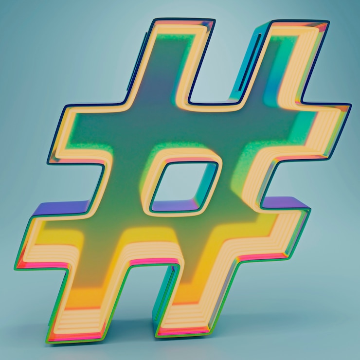 Бесплатный Фотография 3d вид знака препинания